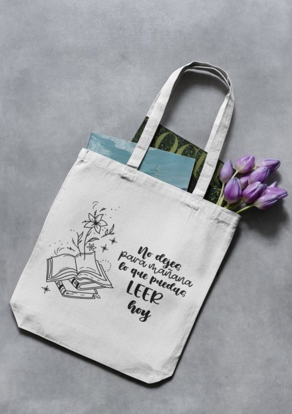 Bolsa Tote "Leer Hoy"