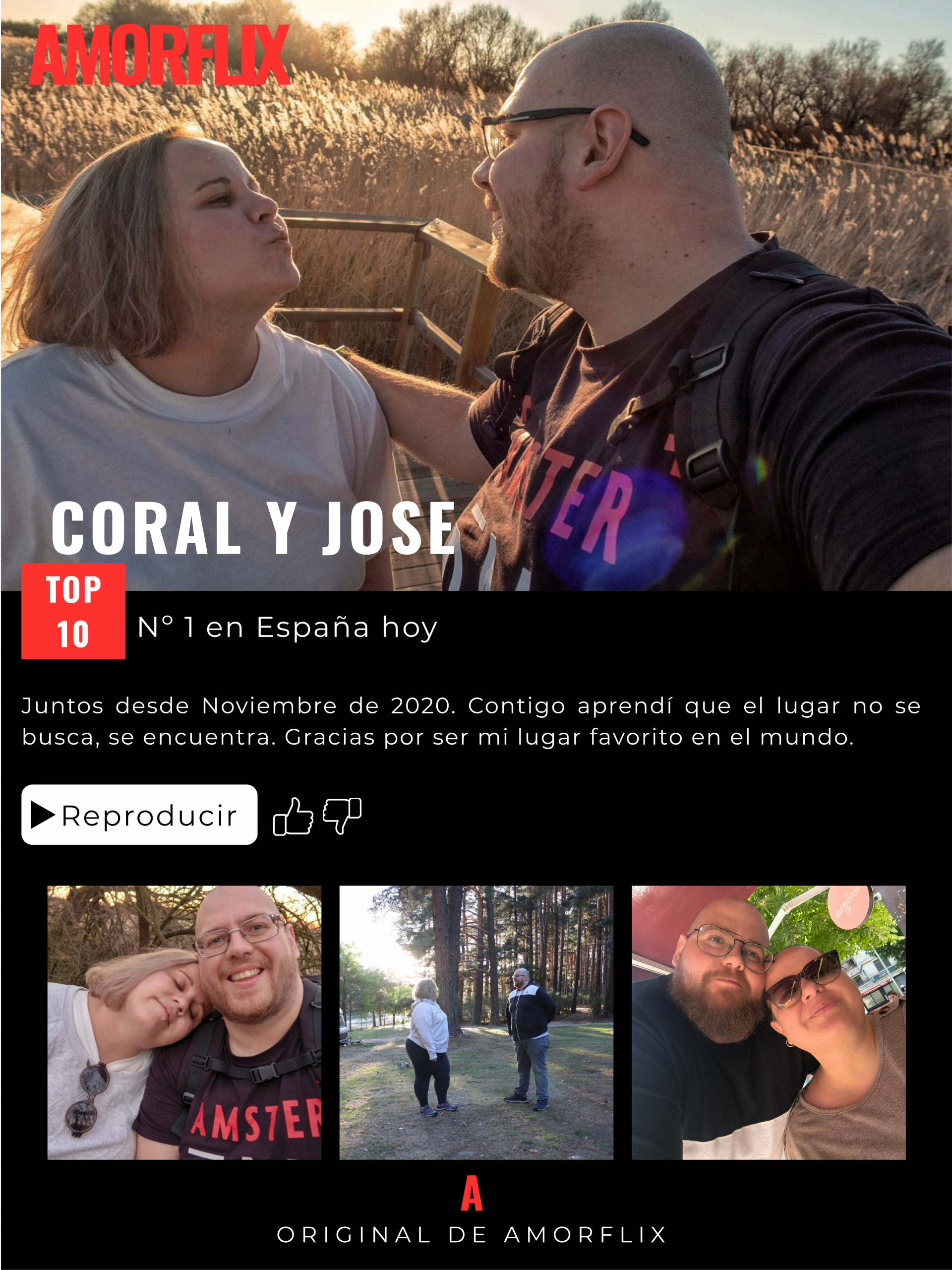 Placa Amorflix – Aluminio Sublimada 15x20 cm - Imagen 2