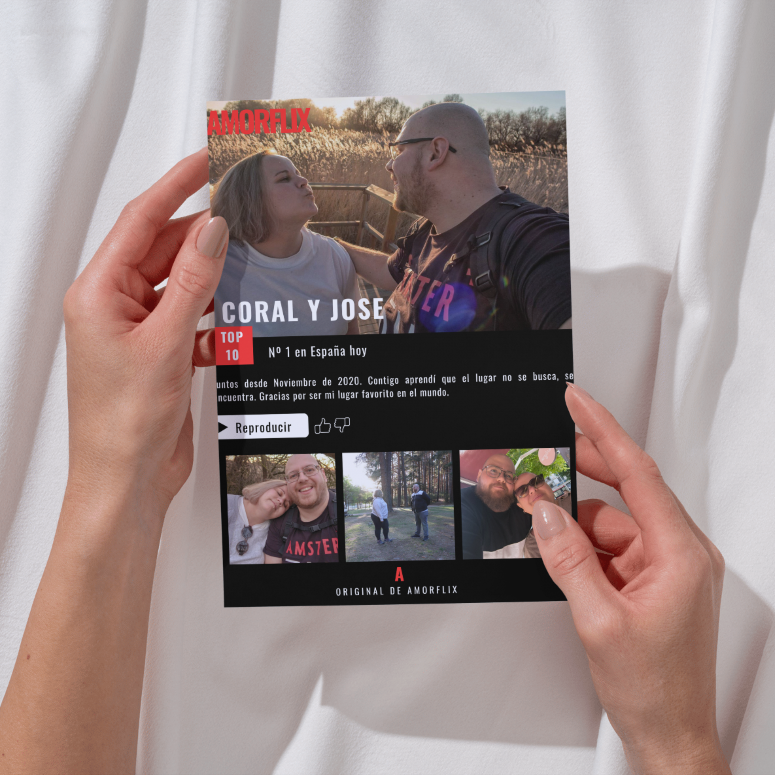 Placa Amorflix – Aluminio Sublimada 15x20 cm